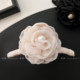 Gentle pearl flower grab clip women's 2025 new high-end style back head hair shark clip large hair clip hair accessories