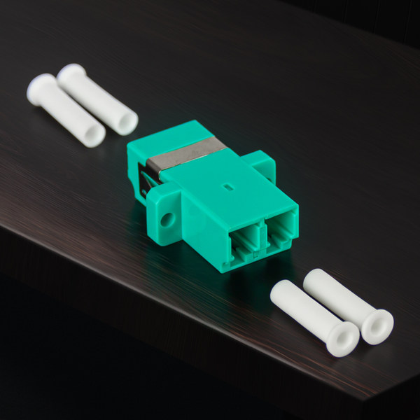 BELLIFFY 12er-Pack LC-Duplex Glasfaseradapter – Kleiner Koppler, Robust, Für LAN & Co.