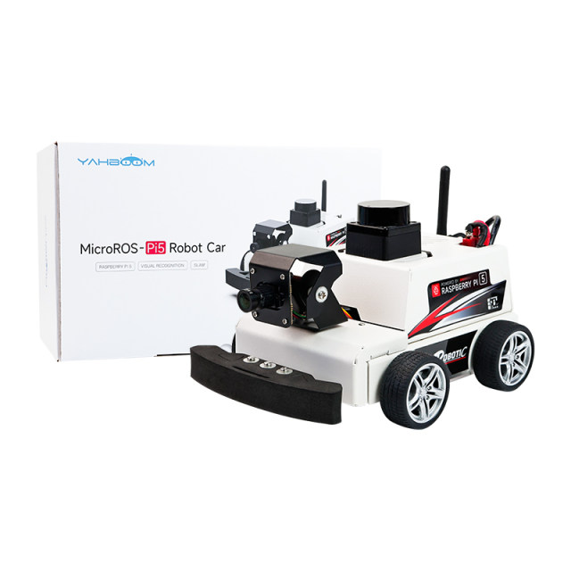Yabo Intelligent Raspberry Pi 5 Robot Car ROS2 Lidar SLAM Mapping ...