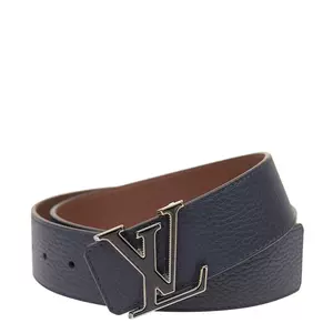 Shop Louis Vuitton MONOGRAM Lv line 40mm reversible belt (M0252U