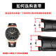 Adapted CASIO Casio Sea God series accessories OCW-S5000 Caval leather strap butterfly buckle belt men

