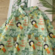 Children's fun cartoon printed fresh lapel top versatile cotton loose summer short-sleeved shirt women's shirt new