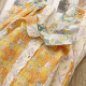 2023 autumn new age-reducing cartoon rabbit pumpkin printed loose long-sleeved lapel Korean casual shirt for women