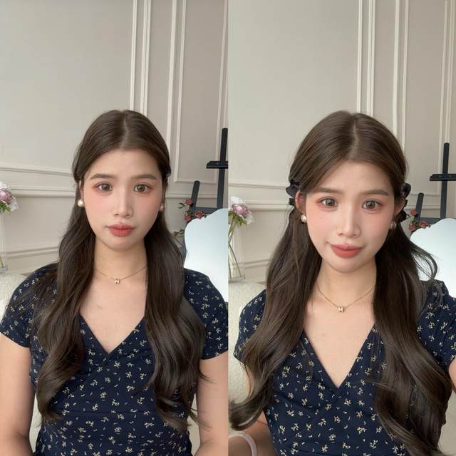 Black small bow princess hair clip side bangs headdress 2024 new high-end internet celebrity small grab clip