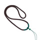 Rotating knot hand-woven thick pendant rope jade gold lanyard pendant rope men's fixed halter necklace rope