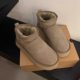 Thick-soled snow boots for women 2025 winter new style fur one-piece short-tube heightening cotton shoes waterproof plus suede bread shoes