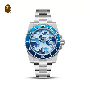 Bape BapexサルマリーナType1 新品未使用品 腕時計(アナログ) 時計 メンズ 大人気定番商品
