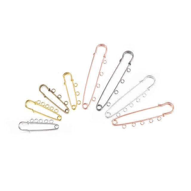 Xinyi DIY handmade jewelry accessories, various metal circle large brooches, clothing safety buckle pins, special-shaped pins