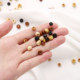 100 maple beads loose beads handmade diy material Chinese braided bracelet bracelet necklace jewelry accessories