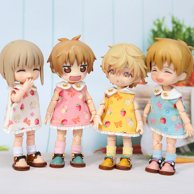 taobao agent OB11 baby strawberry hair band four -piece Obitsu11 clothing 1/12 GSC molly can be worn