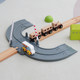 Leku small train rails, building blocks, highway accessories, building blocks scene accessories to expand and match puzzle toys 2 years old
