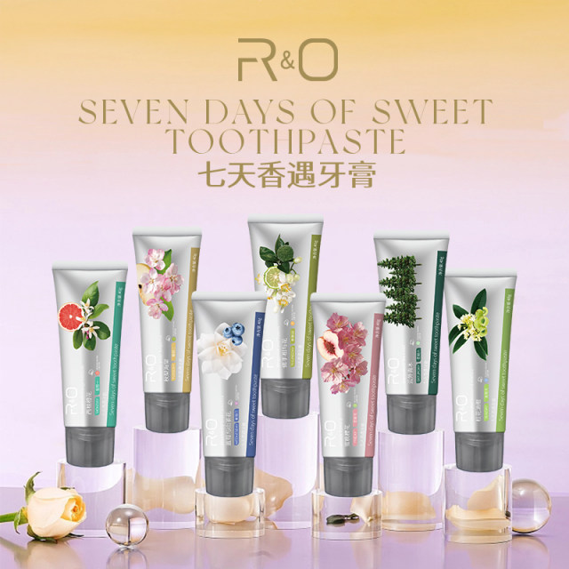 RO Seven Days Toothpaste gift box with fresh breath, give your ...