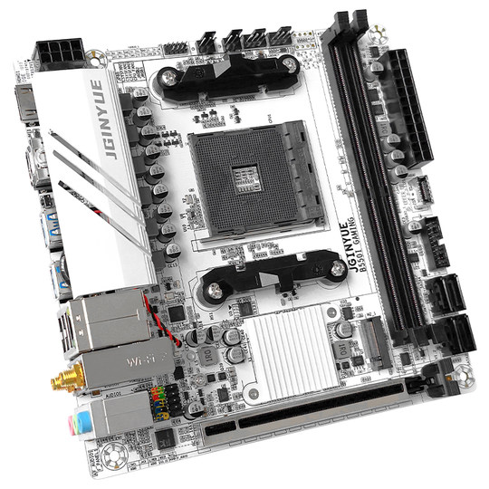 Jingyue B350/B450/B550 placa base CPU AM4 Ruilong R5 5500 5600 5600GT