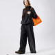 hug 2025 autumn and winter new velvet semi-zipper loose sweatshirt set