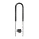 Glass door lock U-shaped lock store shop double-open glass sliding door long lock home outdoor plug lock shop U-shaped lock