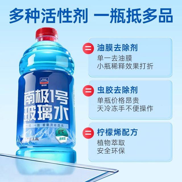 Goodway Antarctic No. 1 car glass water powerful detergent and oil removal film for automobiles, four seasons universal wiper