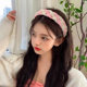 Lace twist braided headband for women, high-end girl hair accessories, high skull, face, small face wash, general headband for going out