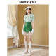 MAXRIENY Nets Switch Embroidery Fish Tail Skirt Autumn Design Sensory Hede Skirt