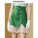 MAXRIENY Nets Switch Embroidery Fish Tail Skirt Autumn Design Sensory Hede Skirt
