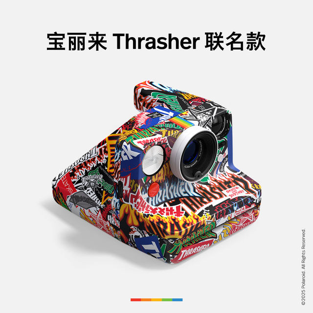 Polaroid NowGen3 Thrasher co-branded instant photo paper camera birthday gift
