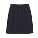 pusumede dark blue a-line skirt for women straight summer new commuter high waist casual versatile short skirt