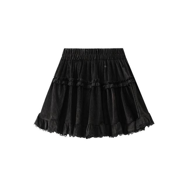 Puffy cake skirt short skirt skirt for women small skirt splicing cute anti-exposure skirt pants ballet style A-line K9801
