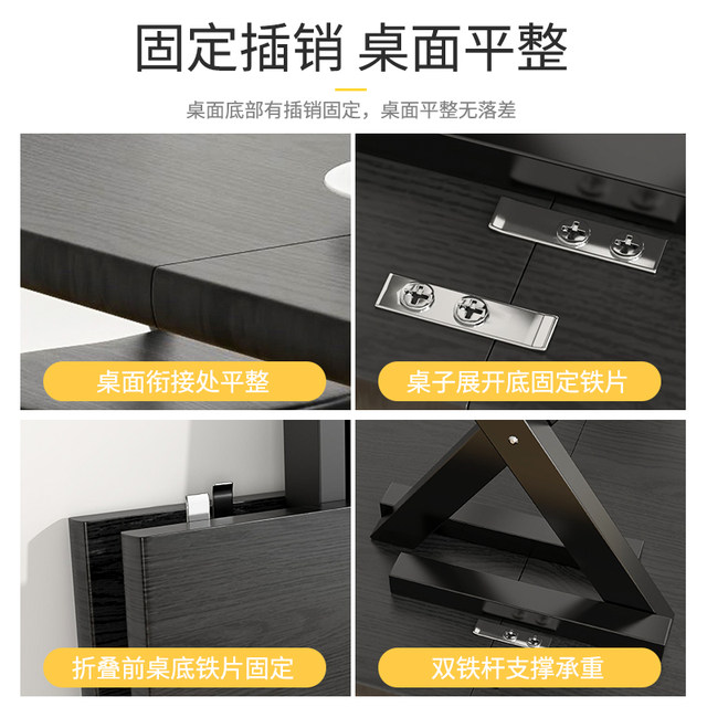 Folding table square dining table for home use simple 1 meter dining table outdoor dormitory folding table and chair rental room small apartment