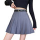 Golf sports pleated skirt for women in autumn and winter new safety pants skirt with small high waist slim A-line short skirt
