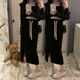 Grey sweat skirt with terry skirt with autumn and winter slit medium-length pear shape high waist sports hip straight skirt