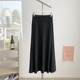 Gray skirt for women 2025 spring and summer drooping modal loose versatile soft and casual simple A-line long skirt