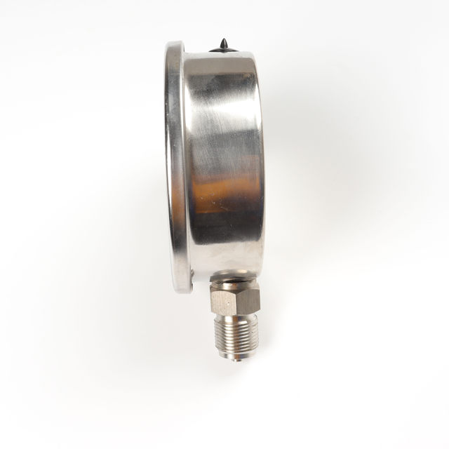 Pressure gauge YN60 stainless steel shock-resistant radial pressure gauge oil pressure water pressure air pressure 0-1.6/100MPa multi-range