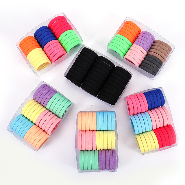 Seamless hair band, high elastic rubber band, thick hair rope for adults, thick hair rope for women, Korean simple hair rope accessories