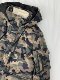 Winter hooded camouflage down jacket for women 90 white duck down warm jacket for zippered mid-length bread jacket for men