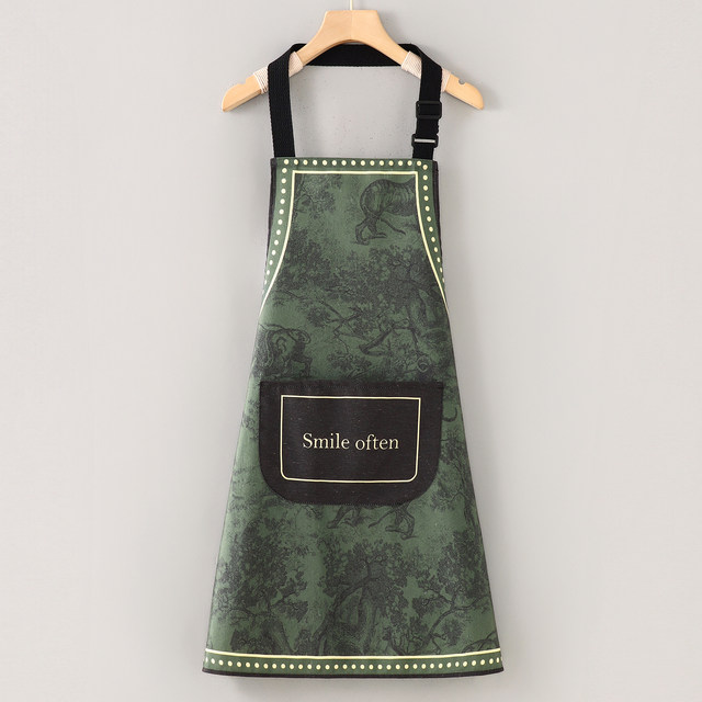Gardening apron kitchen home fashion canvas work clothes women's catering work special popular 2025 new style cooking