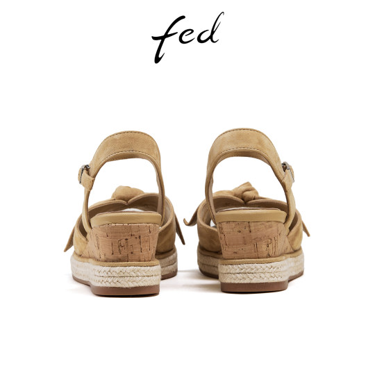 fed thick-soled fish mouth sandals summer new women's shoes fashionable wedge open-toed sandals for women S0515-YAB713