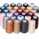 Household sewing thread 402 pagoda thread hand-sewn clothes thread flat car polyester fine white thread color special sewing machine thread
