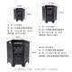 Wild hunter punk bon furnace stainless steel grilled buckle homestay outdoor heating cooked tea camp picnic
