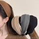 High-ceiling coffee-colored hair with wide edges for women 2025 new daily wear headband pressed hair bundle hairpin headwear