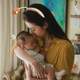 Liu Yifei's same style of baby-friendly headband, a baby-coaxing headband, baby diaper-changing toy, headband