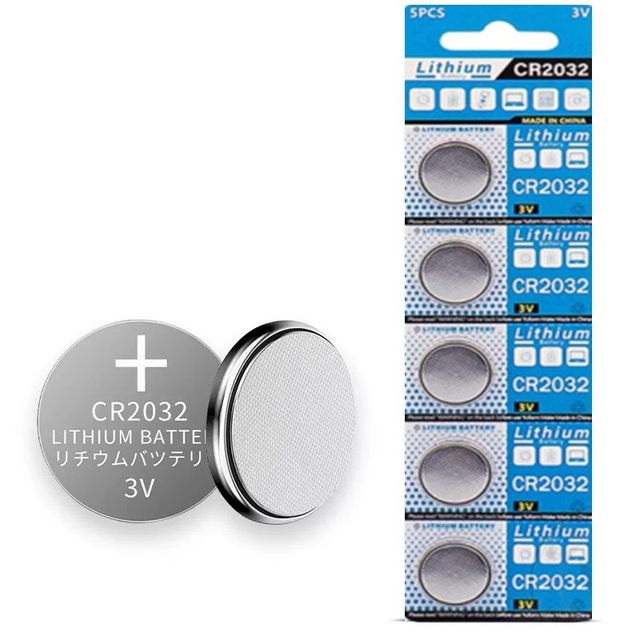 3V button battery CR2032/CR2025/CR2016/CR1632/CR2450/CR1220/CR1620/CR1616 Car key remote control tester electronic scale weight scale