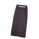 
Knitted skirt for women in autumn and winter long skirt for hip-covering skirt one-step skirt mid-length slit wool skirt versatile