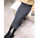 
Knitted skirt for women in autumn and winter long skirt for hip-covering skirt one-step skirt mid-length slit wool skirt versatile