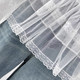 Retro Korean version of lace hooked mesh skirt for women in spring 2025 niche layered cake short skirt ass curtain