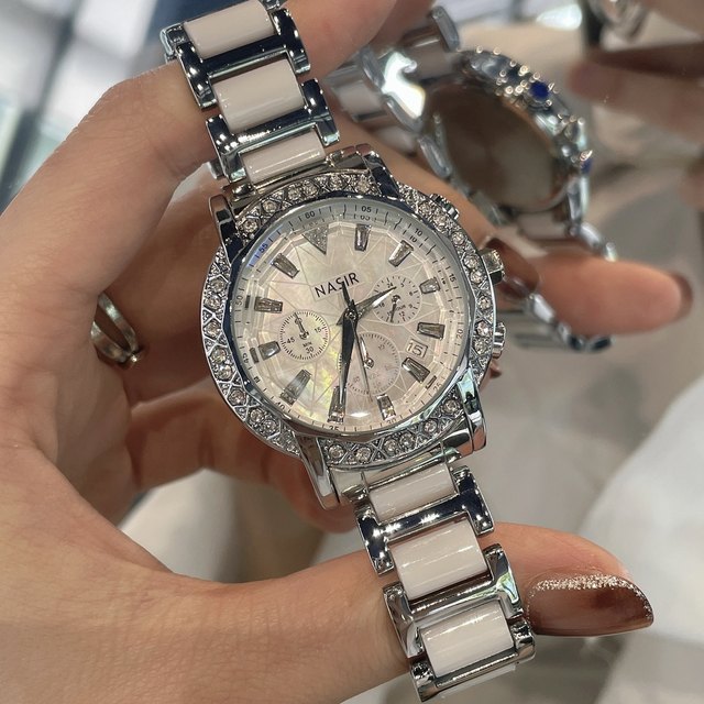 NASIR ceramic women's watch women's light luxury niche girls' watch mechanical genuine women's watch brand mechanical watch