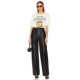 The Laundry Room Cartoon Pattern Loose T-shirt White Round Neck Short Sleeve Casual Top REVOLVE