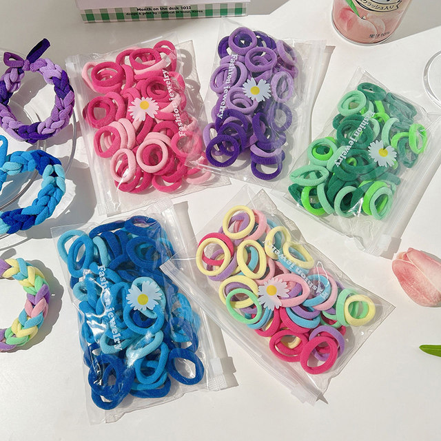 DIY couple bracelets, best friend hair rope, braided hand rope, small rubber band for boyfriend and girlfriend head rope Mid-Autumn gift hair accessories