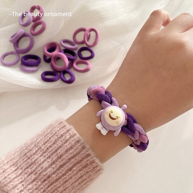 Danzai party hand rope diy handmade gift braided rubber band hair rope 520 for male and female friends couple bracelet hair ring