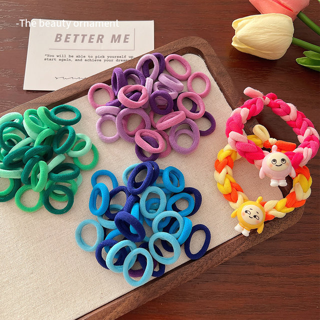 Danzai party hand rope diy handmade gift braided rubber band hair rope 520 for male and female friends couple bracelet hair ring