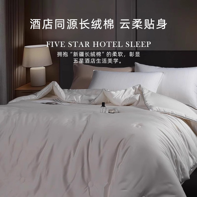 Stefor Hotel special soybean quilt pure cotton air-conditioning quilt four seasons spring and autumn quilt mother quilt thickened warm winter quilt core