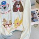 Cartoon printed long-sleeved T-shirt for women in summer lazy holiday sunscreen blouse loose large size 300 Jin [Jin equals 0.5 kg] fat mm top